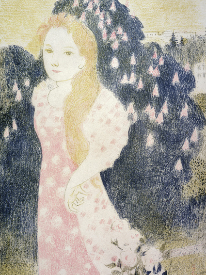  Enchanting Portrait Painting of a Young Woman in Pastel Colors Printable Art Download